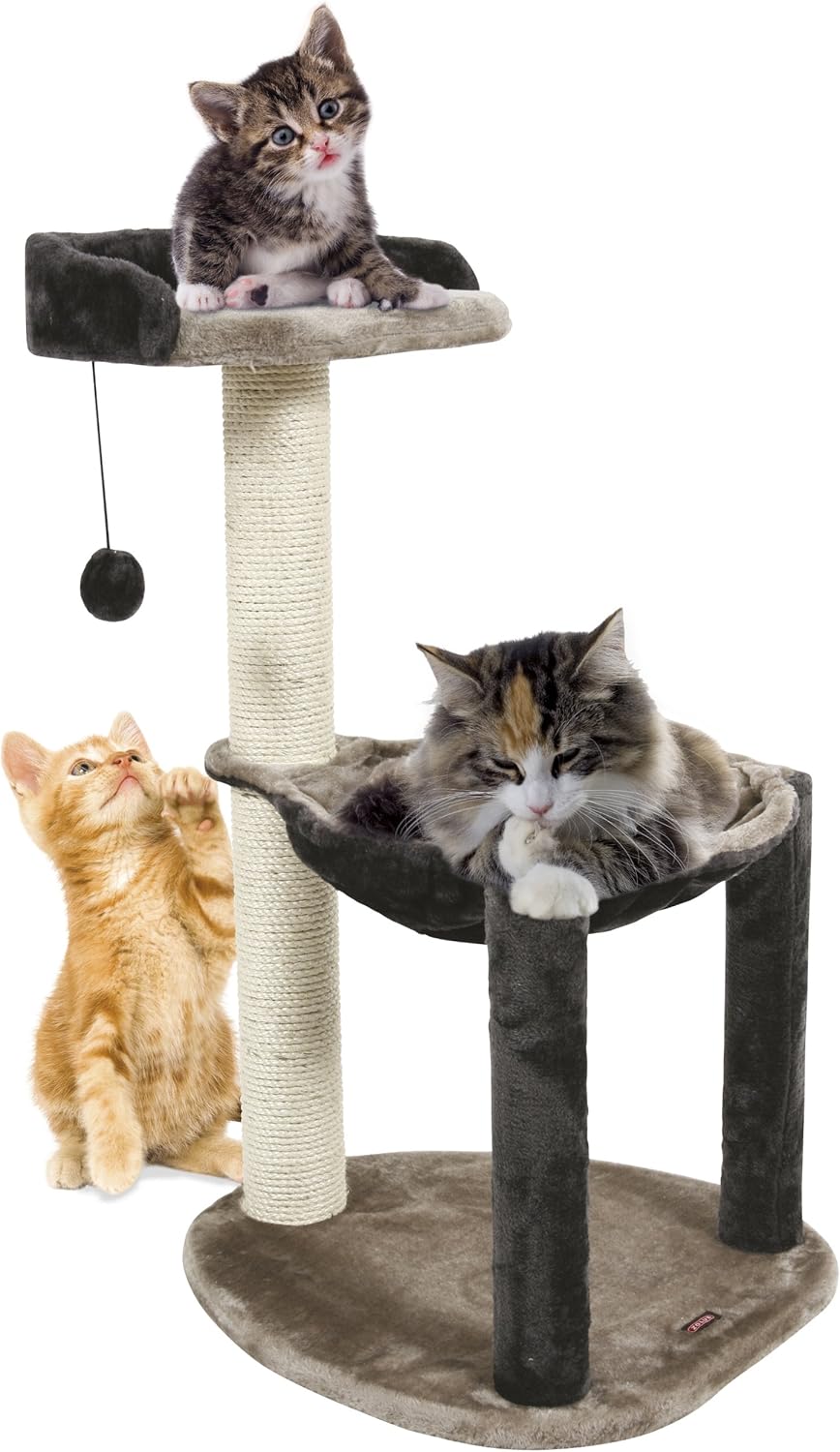 Zolux Arbre A Chat Palais Gris Dimensions 41 X 30 X 87 Cm Amazon Fr Animalerie