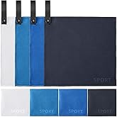 Tranqun 8 Pack Sweat Absorbing Handkerchiefs for Men Quick Dry Microfiber Rags