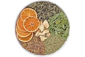 PEXTIAN Simmer Pot Potpourri, Healing Herbs Stovetop Potpourri with Orange, Rosemary, Ginger, Tea Leaves, Mint, Simmering Potpourris for Home Fragrance, Odor Removal, Holiday, Relaxing, Housewarming Gift
