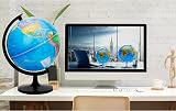 EXERZ World Globe 30cm Political Map Self-Assembly Educational Globe view 8