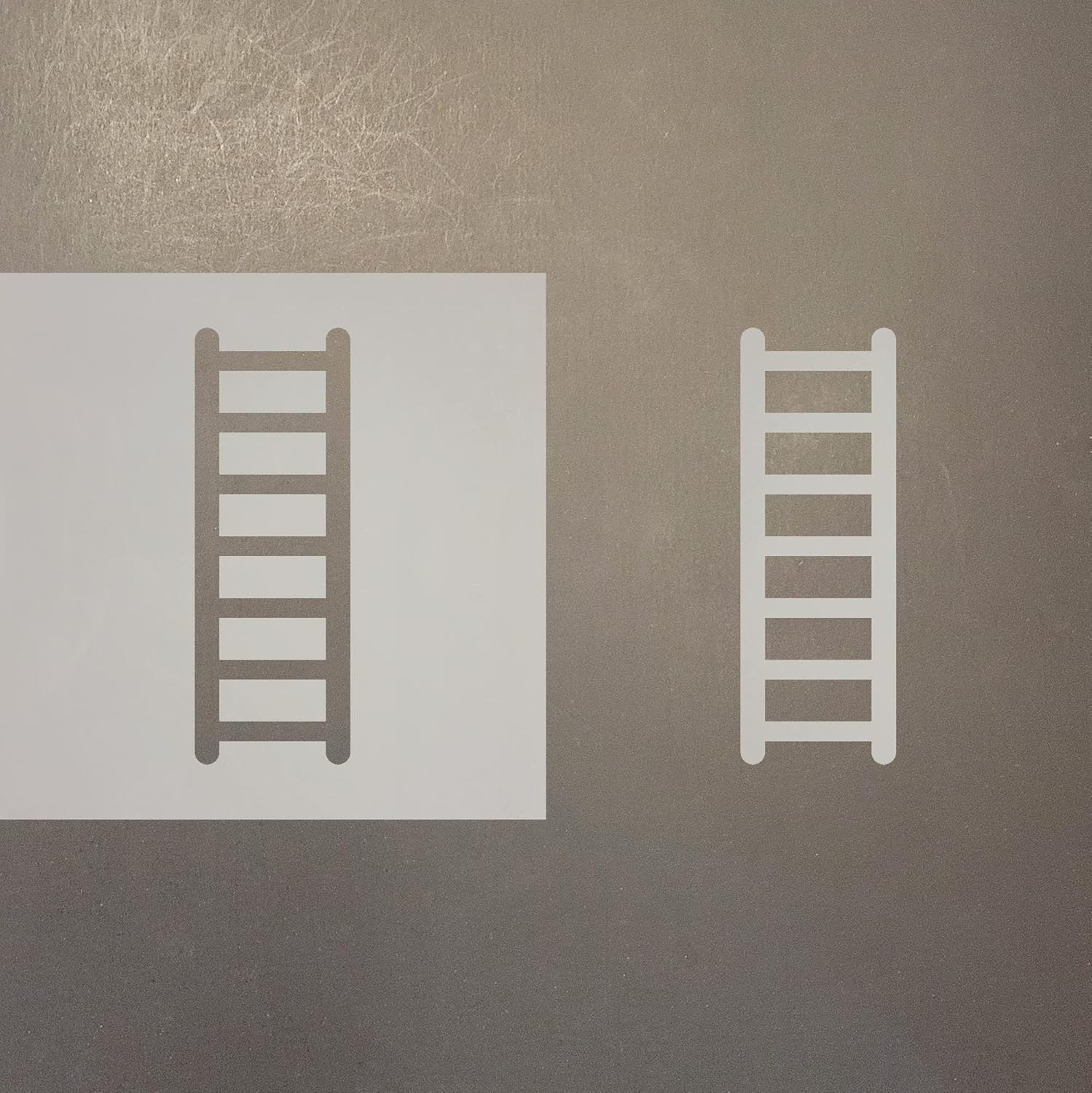 Mixed Media - Ladder Reusable Mylar Stencil - Art Craft Supplies 4 Inch