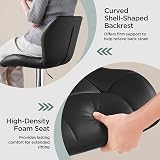 Yaheetech Bar Stool PU Leather Swivel Height Adjustable Backrest Counter Stool view 6