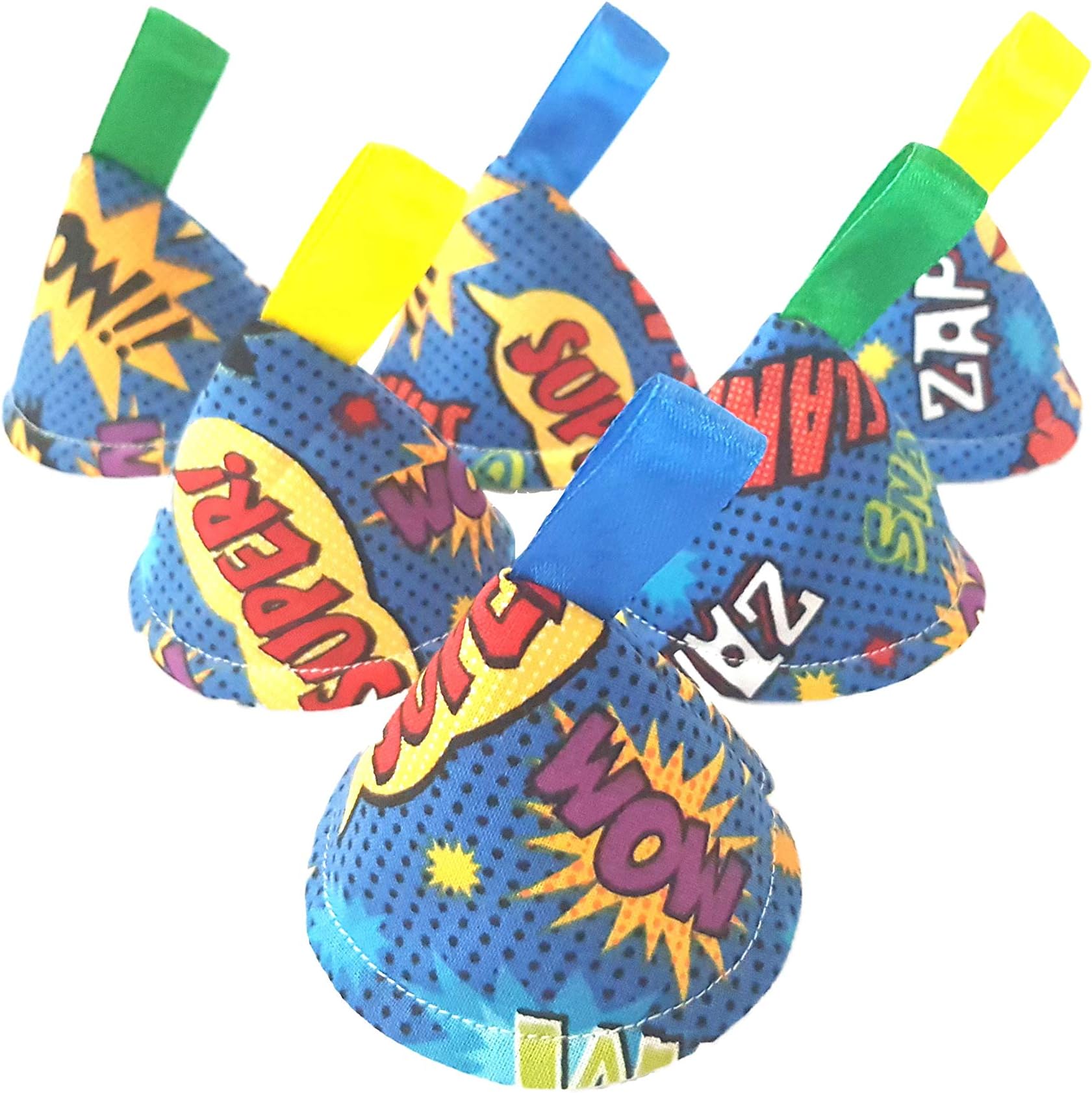 Pee Pee Stop Cones/Wee Wee Wigwams Teepees/Comic Book Pow Zap Graffiti (Set of 6)