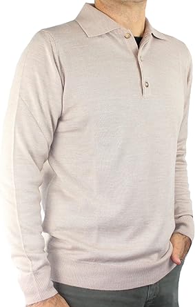 polo uomo lana merinos