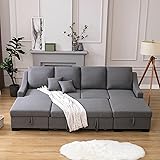 ERYE U-Shaped Sleeper Sectional Pull Bed and