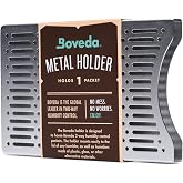Boveda Aluminum Pack Holder, Holds 1 Size 60 &ndash; Humidifier Box | Designed to attach one Boveda size 60 inside a wood box or storage container - includes magnet and tape, no drilling