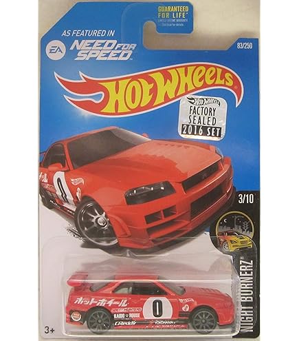 ミニカー Hot Wheels Nissan Skyline GT-R (R34) RLC Exclusive sELECTIONs Nissan Skyline GT-R (BNR34) – Mattel