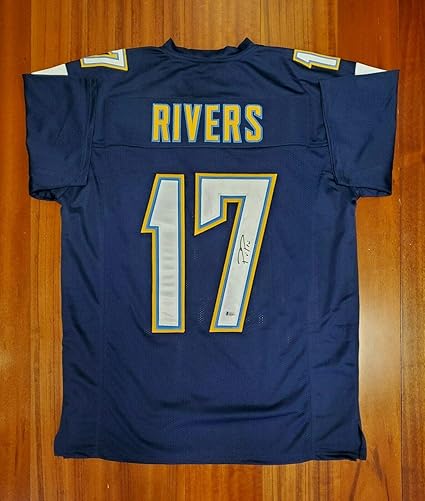 philip rivers autographed jersey