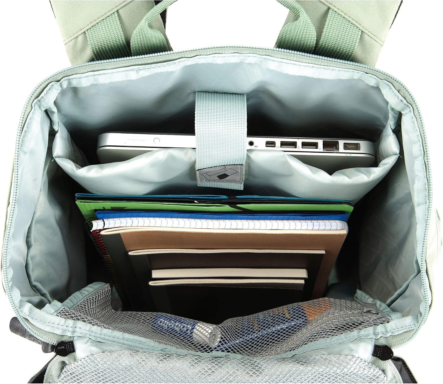 Weekender Alltagsrucksack mit gepolstertem Laptopfach, Schulrucksack, Wanderrucksack inkl. Nassfach, 42 L, Dead Flower - Image 5