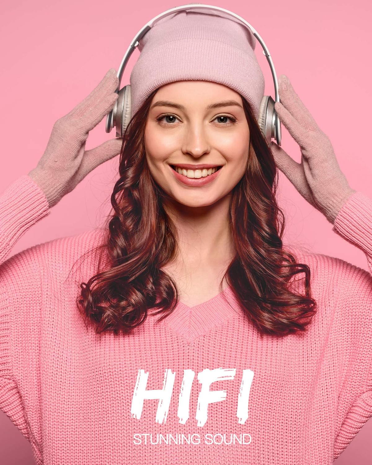 WiFi MP4 Player with Bluetooth, AGPTEK 4 inch Touch Screen 8GB Video Music Player Support APPs, Spotify, FM Radio, up to 32GB, Pink: Home Audio & Theater