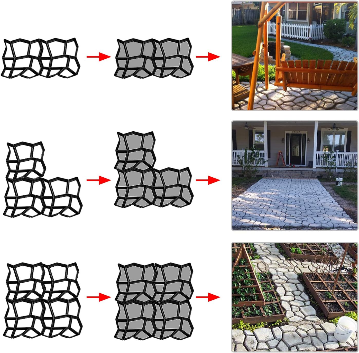 Trittplatten Garten Kunststoff 1000 Garten Design Ide