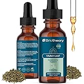BRIOTHEORY Mullein Leaf Extract - Fast Absorbing Liquid Drops for Lungs, Natural Respiratory Support Herbal Supplement, Alcohol Free Vegan Non-GMO, Natural Mullein Leaf Extract - 60 ml