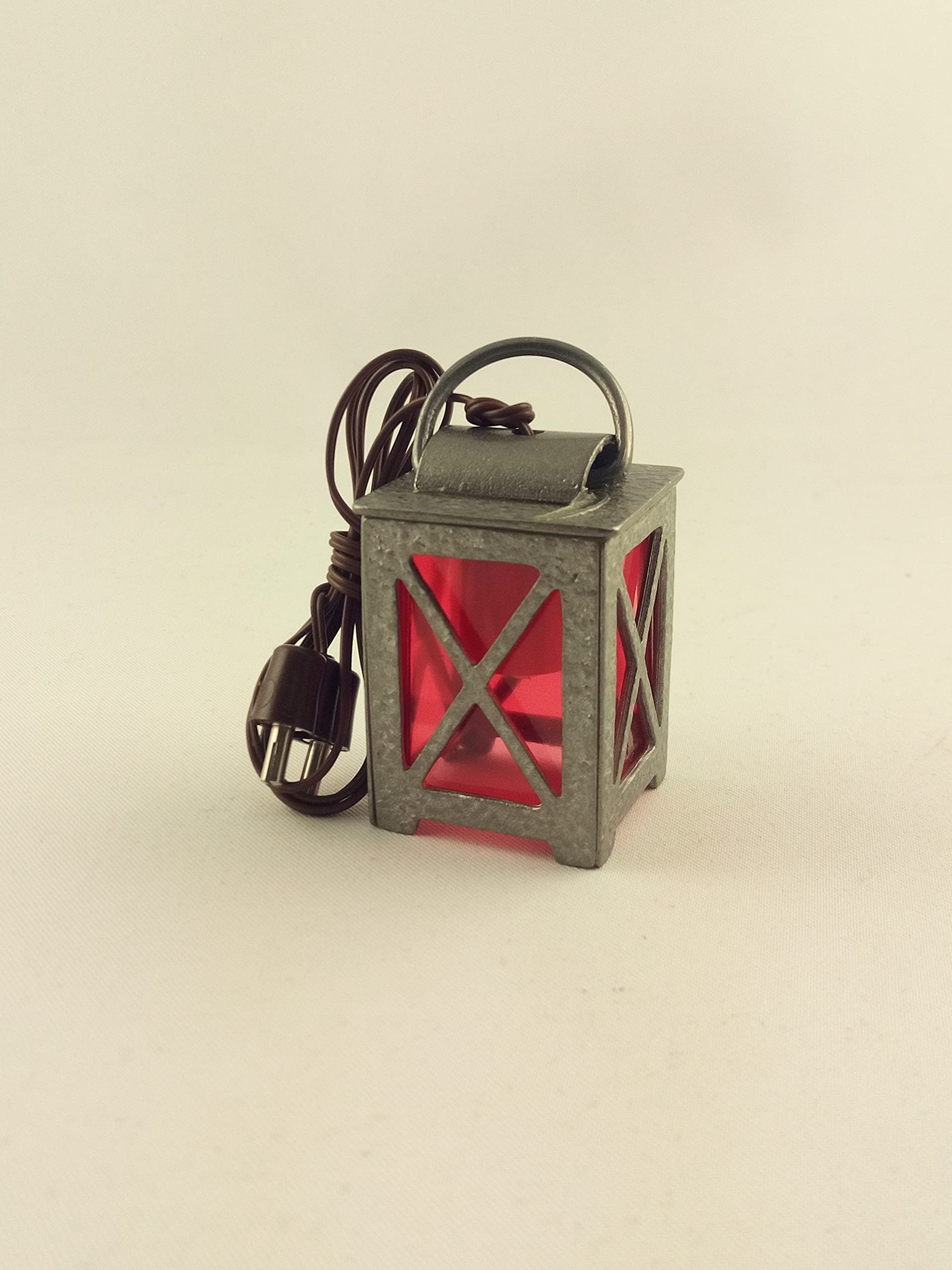 Rulke Rulke020624 40 mm Red Crib Lantern Tin