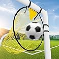 Top Bins Soccer Target Goal, 17.7 inch Diameter Soccer Target for Goal Training Football Soccer Target Net Practice Equipment to Improve Shooting Accuracy, Easy to Attach and Detach