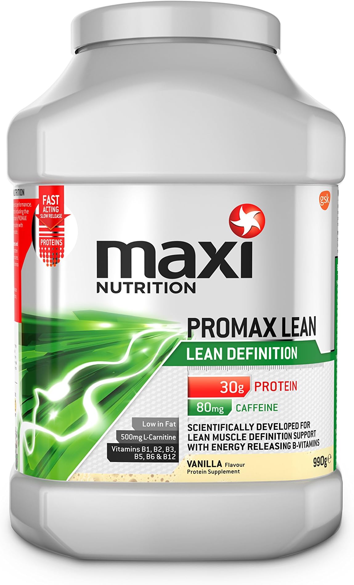 Maxinutrition Promax Lean Definition Protein Shake Powder 990 G Vanilla