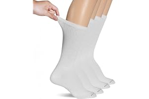 Dr. Scholl's womens Diabetes & Circulator Socks - 4 & 6 Pair Packs - Non-binding Moisture Management