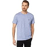 U.S. Polo Assn. Yarn-Dye EOE Stripe Short Sleeve Jersey Tee Brooklyn Blue LG