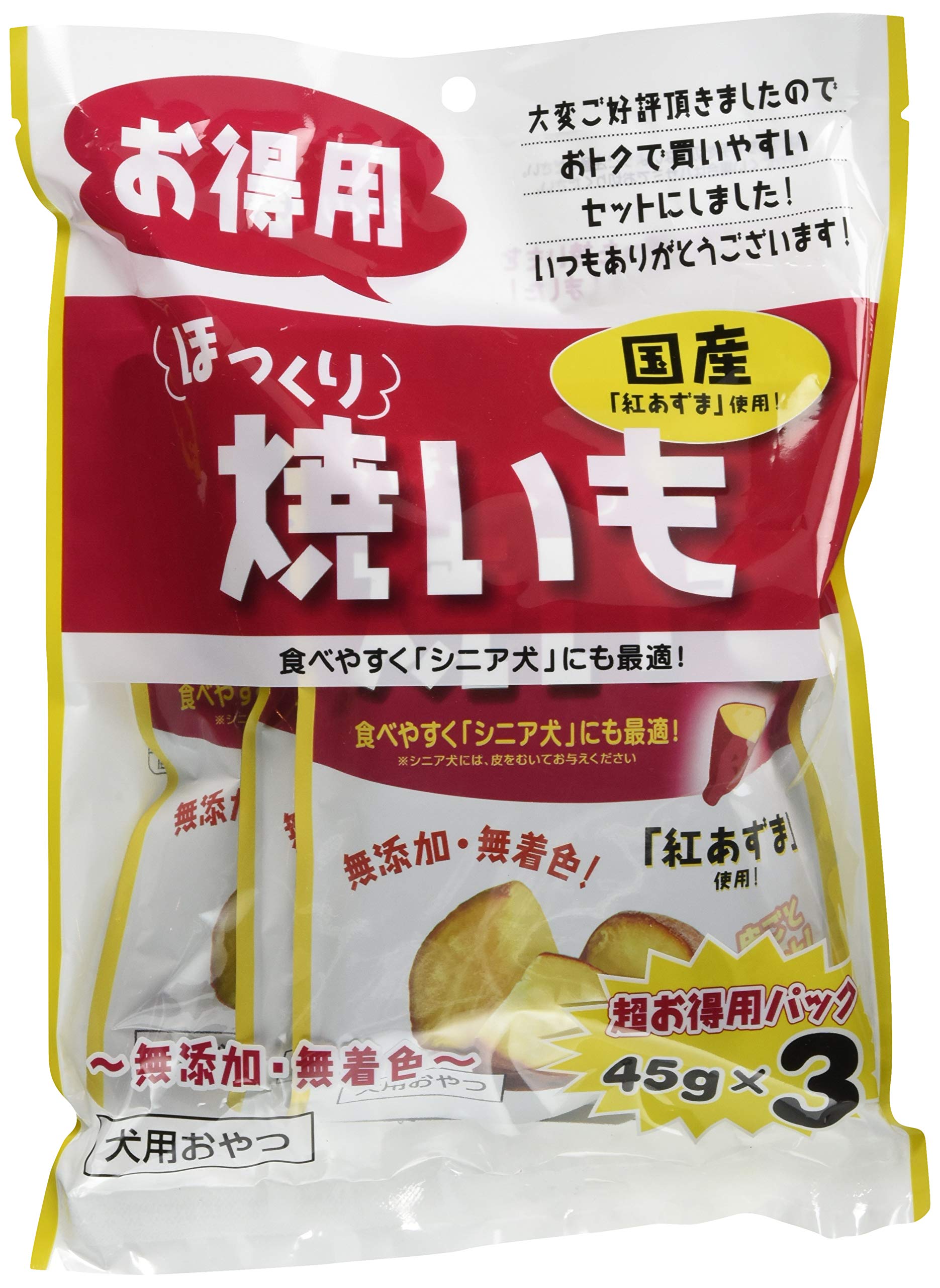 フジサワ 犬用おやつ ほっくり焼きいもお徳用 135グラム (x 1)商品画像