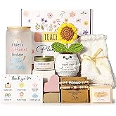 MHSMHL Teacher Gifts for Women, Teacher Appreciation Gift, Teacher's Christmas Gifts, Thank You Gift for Teachers Bulk basket Back to School End of Year for Christmas Thanksgiving with 16oz Glass Cup