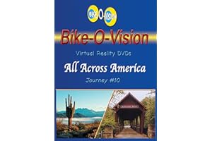 Bike-O-Vision - Virtual Cycling Adventure - All Across America, Vol. 1 - Perfect for Indoor Cycling and Treadmill Workouts - Cardio Fitness Scenery Video (Fullscreen DVD #10)