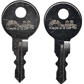 Replacement Key J329 | Compatible with Bauer Locks | Cut on BAU3 Key Blank | Perfect for Truck Toppers, RV Compartments, and Toolboxes | KEYSALACARTE Brand