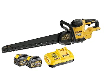 DeWALT Spezialsaege 430 mm, 54 Vinklusiviv 2 x 52 Flexvolt Akkus, 1 x Ladegerät, 1 Stück, DCS397T2-QW