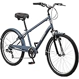 Schwinn Regioneer Mens Hybrid Comfort Bike, 26-Inch Wheels, 7 Speed, 17-Inch Steel Frame, Alloy Linear Brakes, Blue