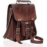 Vintage Genuine Leather iPad/Tablet/tab/Kindle Satchel Cross Body Shoulder Messenger Bag