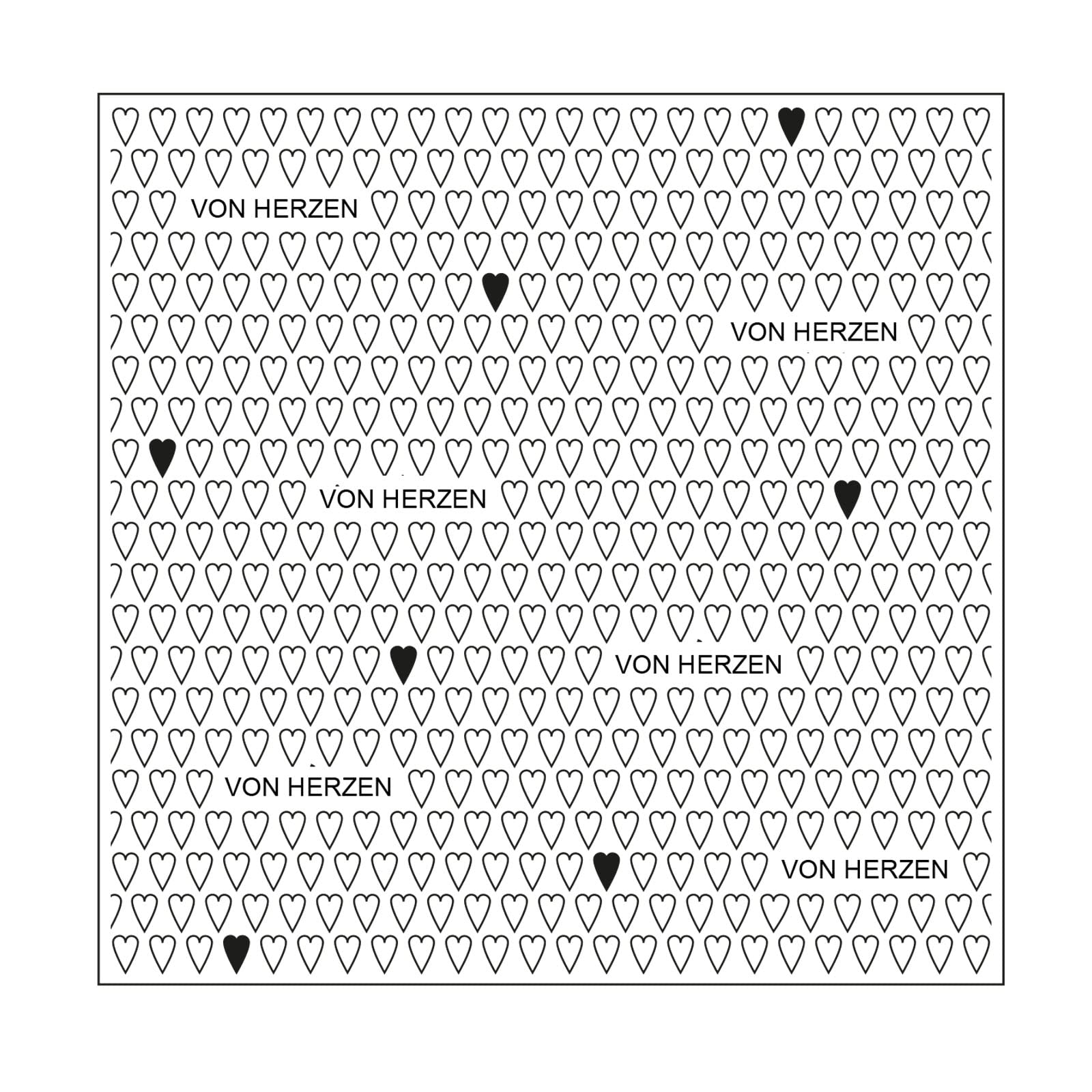 Vaessen Creative Embossing Folder, Transparent, 15 x 15 cm