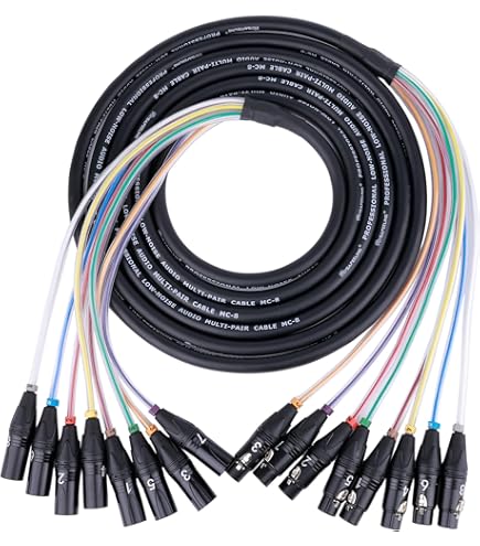 Amazon.com: Mogami Gold DB25-XLRM Audio Snake Cable – Pro Studio