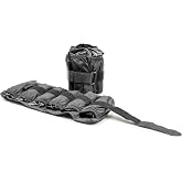 CAP Barbell Adjustable Ankle Weights |10-20lb Pair | Black