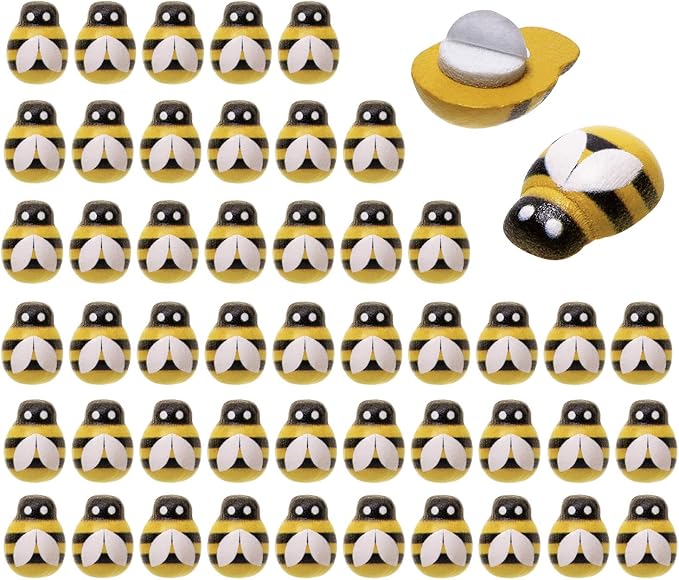 tree art bee decor Christmas tree slice painting bee gifts bumblebee