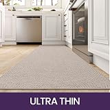 DEXI Kitchen Rug Mat Sets 43x75cm 43x150cm Beige Non Slip Rubber Backed view 4