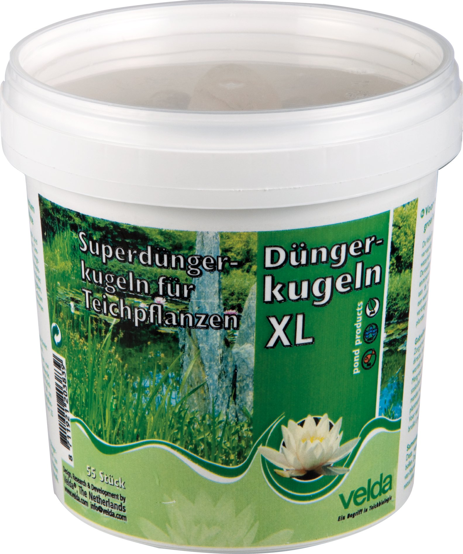 Velda 122256 Super Fertiliser Balls for Aquatic Plants, 55 Balls, Super Growth Balls XL