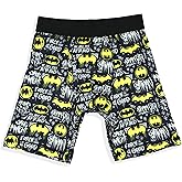 INTIMO DC Comics Batman Boxers Men's Dark Knight Sayings Tight Fit Adult Underwear Briefs