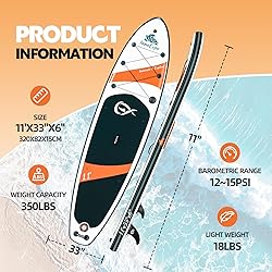 InnoExpo Inflatable Stand Up Paddle Boards with