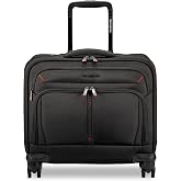 Samsonite&reg; Xenon 4.0 Spinner Nylon Rolling Mobile Office with 15.6" Laptop Pocket and Tablet Pocket, 15-3/8"H x 15-3/4"W x 7-1/8"D, Black