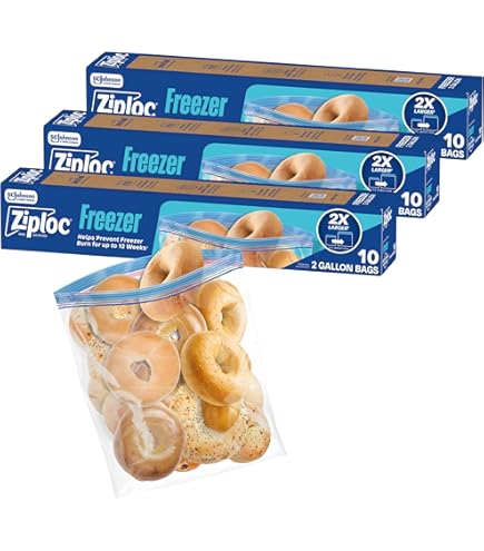 Ziploc 1/2 Gallon Marinade Bags With Expandable Bottom - 24 Ct - Pack of 3