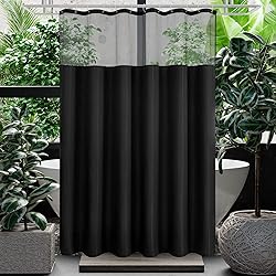 Gibelle Extra Long Shower Curtain 72 x 84, Waffle