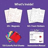 Skillmatics Foil Fun Girl Power Foil Art & Craft Kit 20+ Magnets 150 Sheets view 3