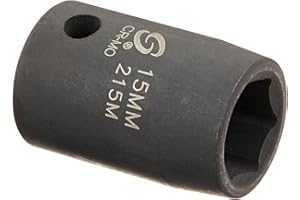 Sunex 215m 1/2" Drive 15-mm Impact Socket