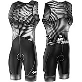 SLS3 Triathlon Suits Mens - Premium Trisuit Triathlon Men - Sleeveless, Quick Drying Tri Kit with Large Back Pocket