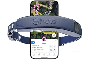Halo Collar 5, New Wireless Dog Fence & GPS Dog Collar, Subscription Required, Waterproof, Midnight, One Size