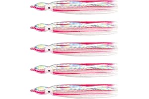 BLUEWING Trolling Squid Skirts Fishing Saltwater 2,3,5,8,12 Inch Octopus Lures 1pc/5pcs