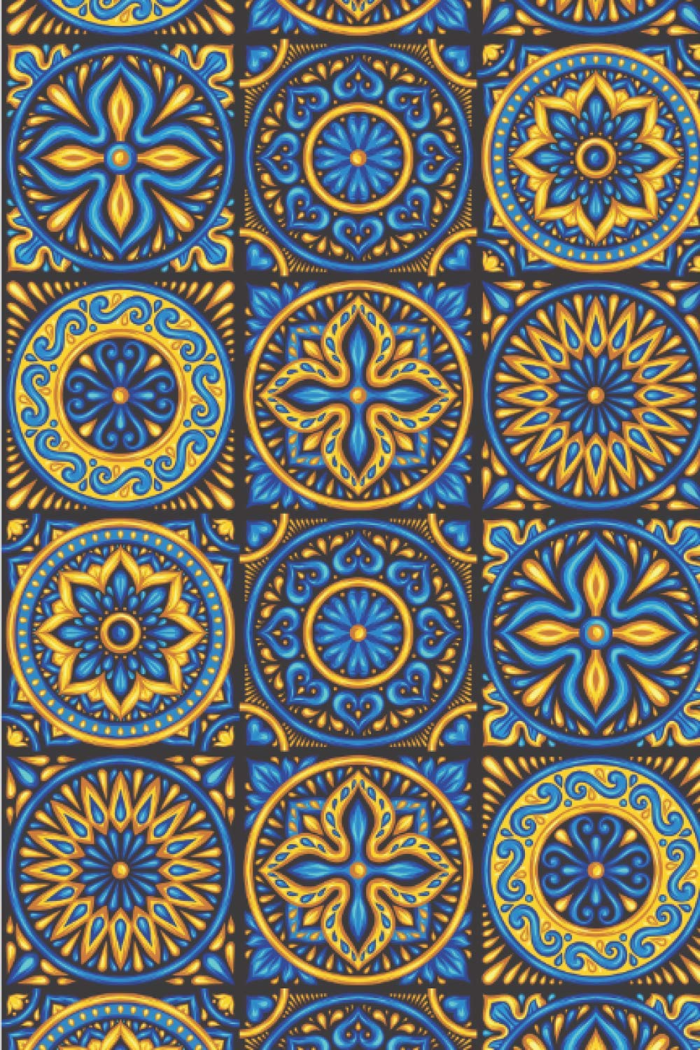 Moroccan Tile Notebook: Moroccan patterned 140 page notebook/journal/diary/Exercise book (6" x 9") (Moroccan Tile Print)