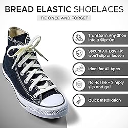 Bread Elastic Shoelaces – Tie Once, Slip On