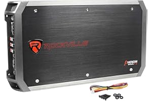 Rockville RXA-F2 2400 Watt Peak / 1200w RMS 4 Channel Amplifier Car Stereo Amp
