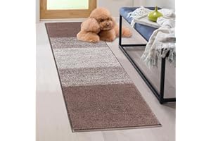 Vaukki Indoor Doormat Entryway Door Rug, Non Slip Absorbent Mud Trapper Mat Inside Floor Mat, Washable Small Door Carpet for Entryway (Coffee, 20''x59'')