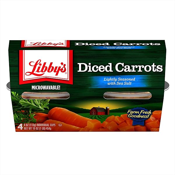 LIBBY’S DICED CARROTS | APPEALINGLY TENDER | FAINTLY...