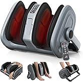 Snailax Shiatsu Foot Massager with Heat and Remote, Electric Foot Massager Machine, Remote Control, 3 Level Kneading/Vibration/Compression, Gift for Women Men Size up to 13